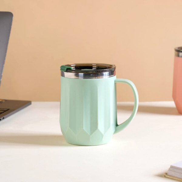 Travel Mug with Handle & Lid 400 mL